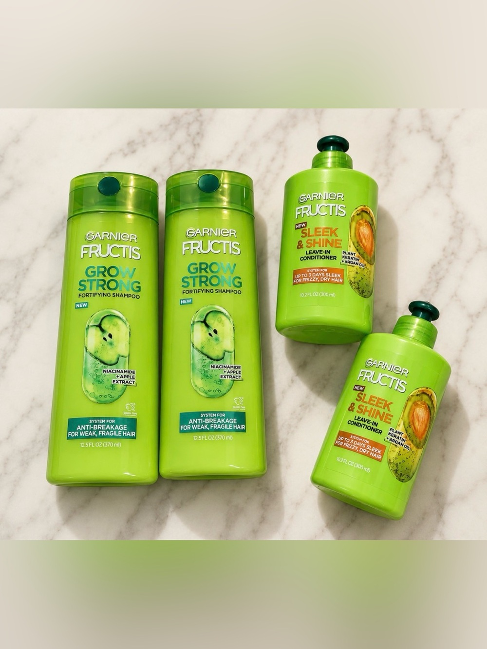 Granier Fructis Shampoo & Leave-In Conditioner Bundle